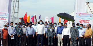 প্রধানমন্ত্রীর মুখ্য সচিবের বে টার্মিনাল প্রকল্প এলাকা পরিদর্শন