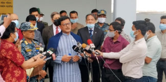 লালদিয়ার চরে অবৈধ স্থাপনা উচ্ছেদ