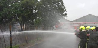 চট্টগ্রাম বন্দরে অগ্নি নির্বাপণ মহড়া