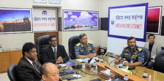 চট্টগ্রাম বন্দর পরিদর্শন করলেন শ্রীলঙ্কা বন্দর কর্তৃপক্ষের চেয়ারম্যান