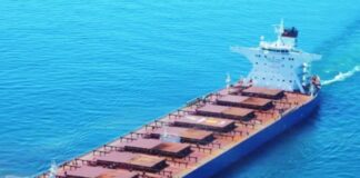 ড্রাই বাল্ক জাহাজের ভাড়া পতনমুখী