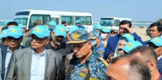 সংসদীয় কমিটির মাতারবাড়ি গভীর সমুদ্র টার্মিনাল পরিদর্শন