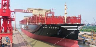 বিশ্বের সর্ববৃহৎ কনটেইনারবাহী জাহাজ বুঝে পেয়েছে এমএসসি