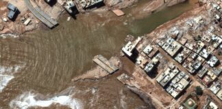 ঘূর্ণিঝড় ও প্রলয়ংকরী বন্যায় মৃত্যুপুরী লিবিয়ার বন্দরনগরী দারনা